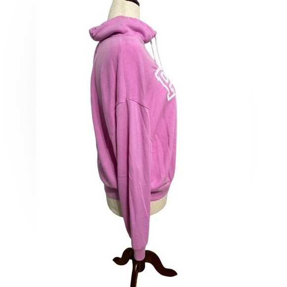 BUNDLE ITEM 3 for $25 Deal Victoria's Secret Pink Campus Long Sleeve Hoodie Pink - Picture 3 of 6